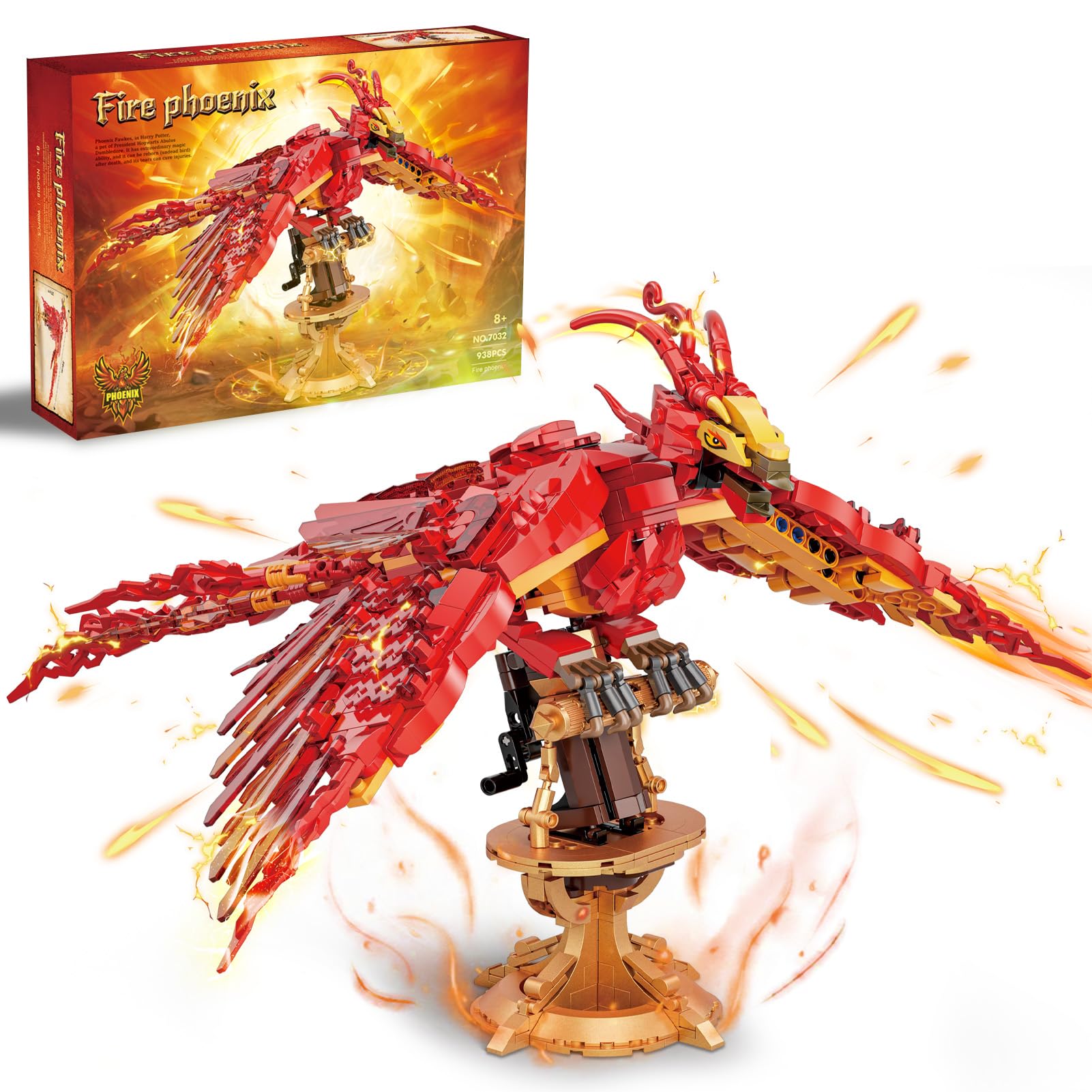 Amazon.co.jp: Magic Fire Phoenix ビルディングブロックセット レゴに